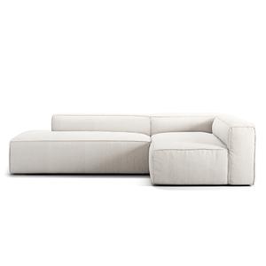 Decotique Grand 3-Personers Loungesofa Åben Ende Venstre Steam/Hvid