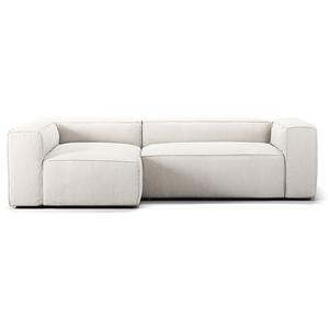 Decotique Grand 3-Personers Sofa Divan Venstre Steam/Hvid
