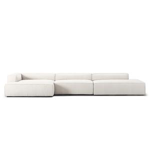 Decotique Grand 5-Personers Sofa Åben Ende Højre Steam/Hvid