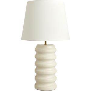 Decotique Swirl Bordlampe Oatmeal