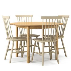 Department Wood Spisebordssæt Eg/Greige