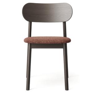 Decotique Elephant Spisebordsstol Mørkt Egetræ/Rustfarvet Bouclé