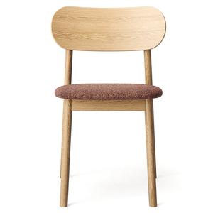 Decotique Elephant Spisebordsstol Naturligt Egetræ/Antracitfarvet Bouclé