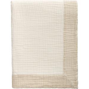 Decotique Ella Crincle Sengetæppe 260x260 Sand