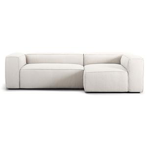 Decotique Grand 3-Personers Sofa Divan Højre Steam/Hvid