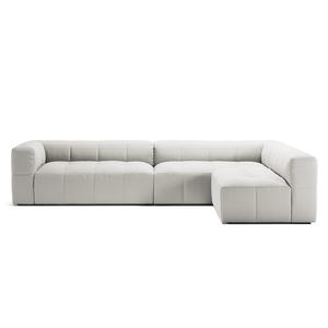 Decotique Mure 4-Personers Sofa Med Åben Ende Højre Steam/Hvid