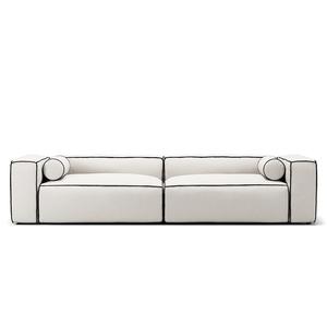 Decotique Grand Hue 4-Personers Sofa Steam/Hvid/Grafitgrå