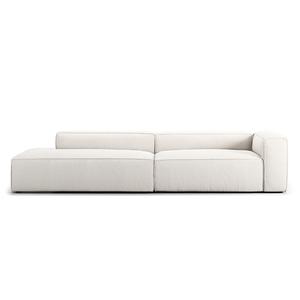 Decotique Grand 3-Personers Sofa Åben Ende Venstre Steam/Hvid