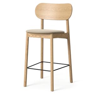 Decotique Elephant Barstol Naturligt Egetræ/Beige Fløjl