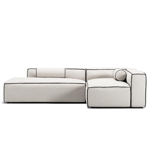 Decotique Grand Hue 3-Personers Loungesofa Åben Ende Venstre Steam/Hvid/Grafitgrå