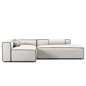 Decotique Grand Hue 3-Personers Loungesofa Åben Ende Højre Steam/Hvid/Grafitgrå