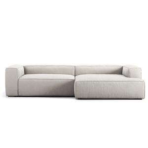 Decotique Grand 3-Personers Sofa Chaiselong Højre Moonwhite