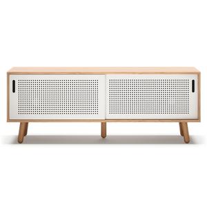 Department Ray TV Bænk 150 cm Eg/Hvid