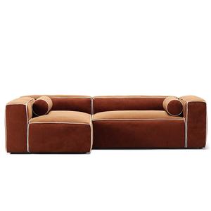 Decotique Grand Hue 3-Personers Sofa Divan Venstre Moonwhite/Kobber