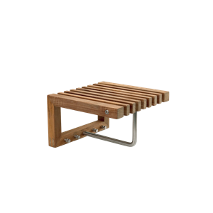 Fritz Hansen Skagerak Collection Cutter Knagerække Mini Teaktræ/Rustfri Stål