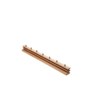 Fritz Hansen Skagerak Collection Cutter Knagerække 100 cm Eg/Rustfri Stål