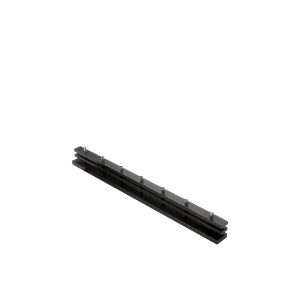 Fritz Hansen Skagerak Collection Cutter Knagerække 100 cm Sort Eg/Rustfri Stål