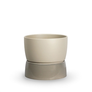 Ro Collection Two Tone Planter Krukke Stor Dune Grey