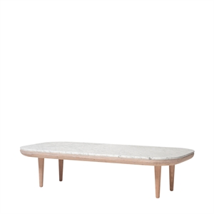 &Tradition Fly SC5 Sofabord Hvid Olieret Eg/Bianco Carrara Marmor