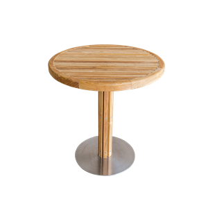 Sibast Furniture RIB Cafebord Med Plade Teak