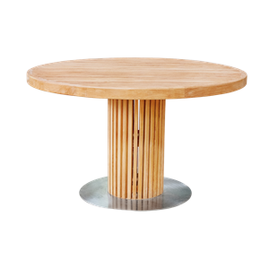 Sibast Furniture RIB Rundt Havebord Ø130 Teak