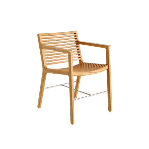 Sibast Furniture RIB Havestol Med Armlæn Teak