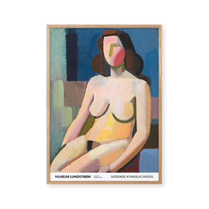 Peléton Siddende Kvindelig Model, 1942 70x100 Plakat