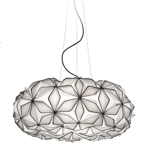 SLAMP C'Est La Vie Pendel Stor Sort med Sort Ledning