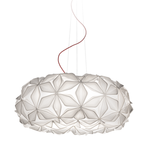 SLAMP C'Est La Vie Pendel Stor Hvid/Rød