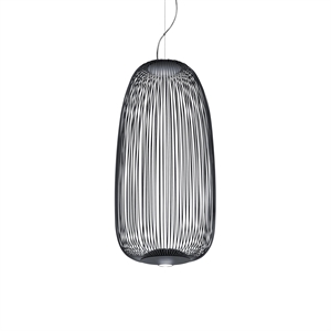 Foscarini Spokes 1 Pendel med LED Grå