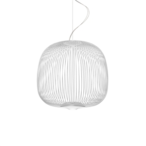 Foscarini Spokes 2 Midi Pendel med LED Hvid
