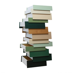 Established & Sons Stack Kommode Med 13 Skuffer Sage