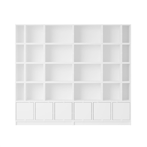 Muuto Stacked Bogreol Konfiguration 1 Hvid