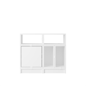 Muuto Stacked Office Reol Konfiguration 5 Hvid