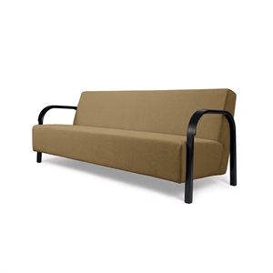 Mazo ARCH 3-Personers Sofa Kvadrat/Vidar 333/Sort Eg
