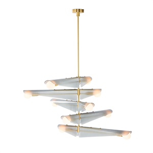 Tala Sycamore 5 Loftlampe Messing/Dawn Grey