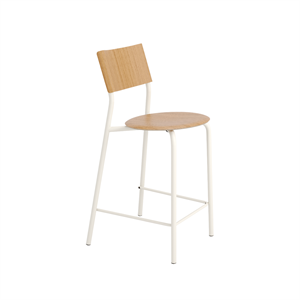 TipToe SSD Barstol 65 cm Egetræ/Cream White