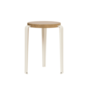TipToe LOU Skammel Egetræ/Cream White