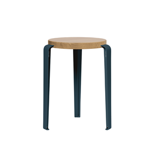 TipToe LOU Skammel Egetræ/Midnight Blue