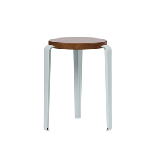 TipToe LOU Skammel Farvet Egetræ/Pale Blue