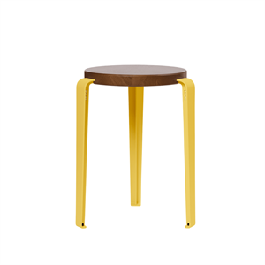 TipToe LOU Skammel Farvet Egetræ/Brioche Yellow
