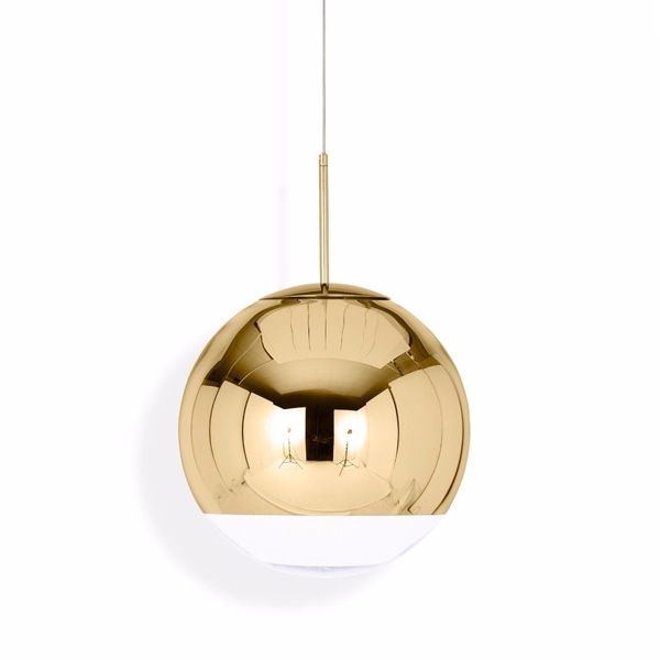 Tom Dixon Mirror Ball Pendel Guld Mellem LED