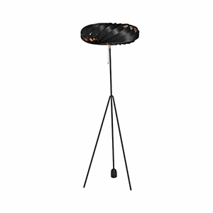 Tom Rossau TR5 Gulvlampe Sort Mellem Ø60