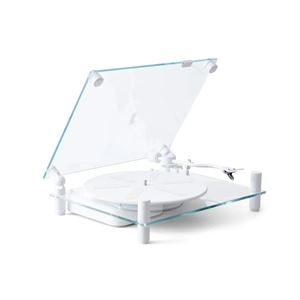 Transparent Turntable Højtaler Sort