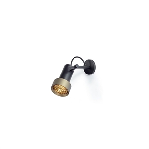 Trizo 21 2Thirty-W1 Honeycomb Væglampe Sort/Bronze Ring