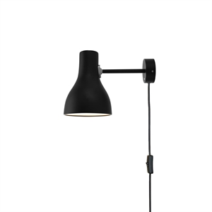 Anglepoise Type 75 Væglampe Med Kabel Jet Black