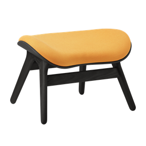 Umage A Conversation Piece Ottoman Sort Egetræ/Tangerine