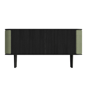 Umage Treasures Kabinet Med 3 Døre Sort Eg/Morning Meadows