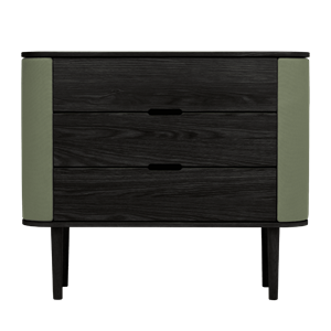 Umage Treasures Kabinet Med 2 Døre Sort Eg/Morning Meadows