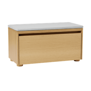 Umage Hideaway Veneered Kabinet Med Dør & Hylde Eg/Sterling